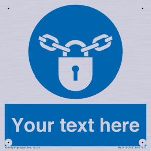 MV5115: Custom Lock Sign