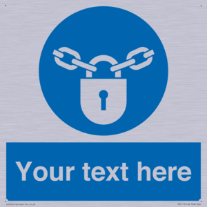 MV5115: Custom Lock Sign