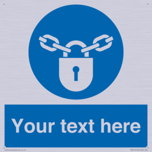 MV5115: Custom Lock Sign