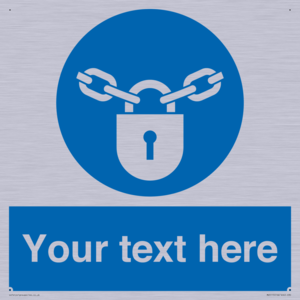 MV5115: Custom Lock Sign