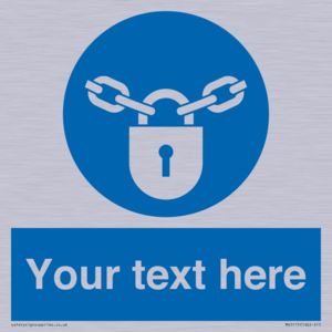 MV5115: Custom Lock Sign