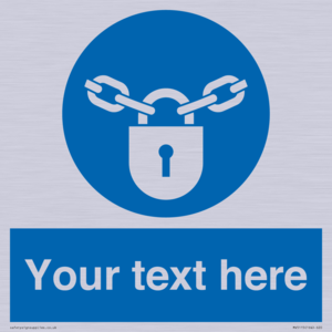 MV5115: Custom Lock Sign