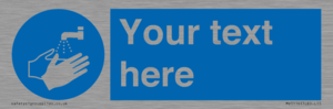 MV5116: Custom Wash Hands Sign