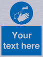 MV5116: Custom Wash Hands Sign