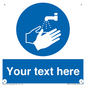 MV5116: Custom Wash Hands Sign