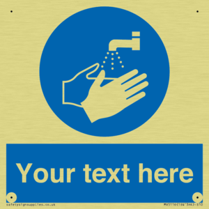 MV5116: Custom Wash Hands Sign