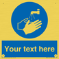 MV5116: Custom Wash Hands Sign