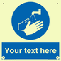 MV5116: Custom Wash Hands Sign
