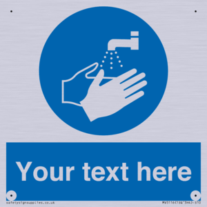 MV5116: Custom Wash Hands Sign