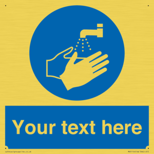MV5116: Custom Wash Hands Sign