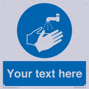 MV5116: Custom Wash Hands Sign
