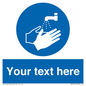 MV5116: Custom Wash Hands Sign