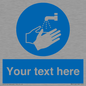 MV5116: Custom Wash Hands Sign