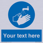 MV5116: Custom Wash Hands Sign