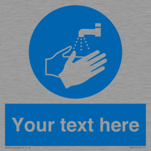 MV5116: Custom Wash Hands Sign