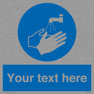 MV5116: Custom Wash Hands Sign