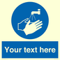 MV5116: Custom Wash Hands Sign