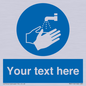 MV5116: Custom Wash Hands Sign