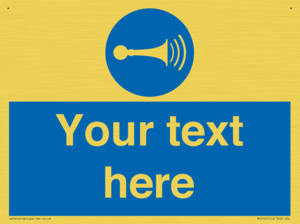 MV5125: Custom Horn Sign