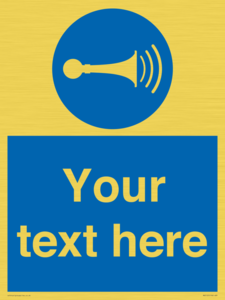 MV5125: Custom Horn Sign