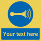 MV5125: Custom Horn Sign