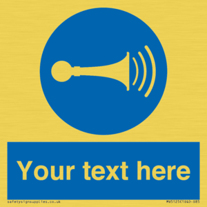 MV5125: Custom Horn Sign