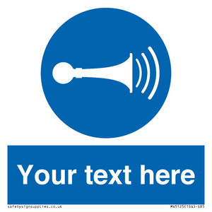 MV5125: Custom Horn Sign