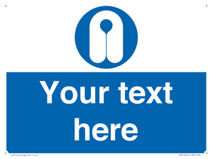 MV5126: Custom Life Jacket Sign