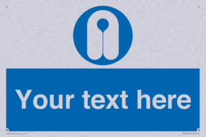 MV5126: Custom Life Jacket Sign