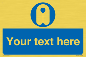 MV5126: Custom Life Jacket Sign