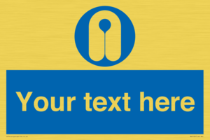 MV5126: Custom Life Jacket Sign