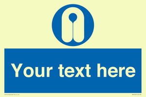 MV5126: Custom Life Jacket Sign