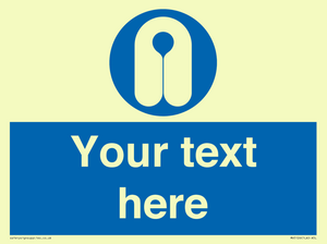 MV5126: Custom Life Jacket Sign