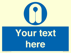 MV5126: Custom Life Jacket Sign