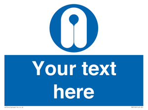 MV5126: Custom Life Jacket Sign