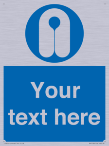 MV5126: Custom Life Jacket Sign