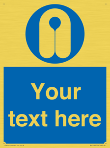MV5126: Custom Life Jacket Sign