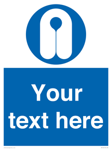 MV5126: Custom Life Jacket Sign