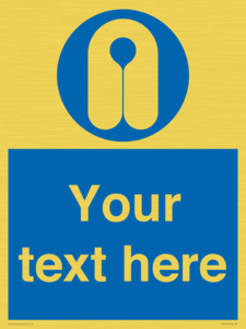 MV5126: Custom Life Jacket Sign