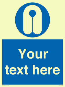 MV5126: Custom Life Jacket Sign