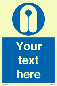 MV5126: Custom Life Jacket Sign