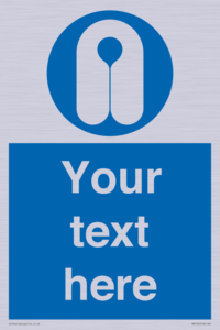 MV5126: Custom Life Jacket Sign