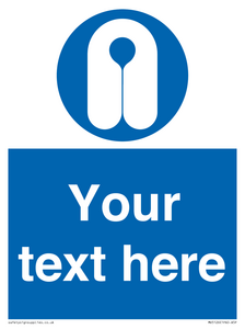 MV5126: Custom Life Jacket Sign