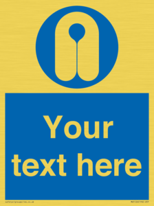 MV5126: Custom Life Jacket Sign