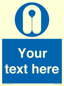 MV5126: Custom Life Jacket Sign