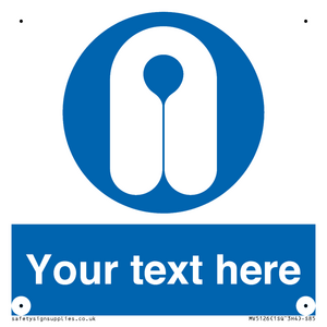 MV5126: Custom Life Jacket Sign