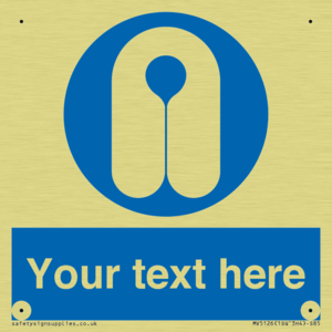 MV5126: Custom Life Jacket Sign