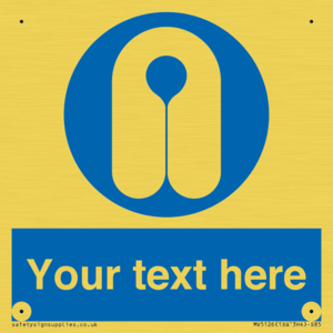 MV5126: Custom Life Jacket Sign