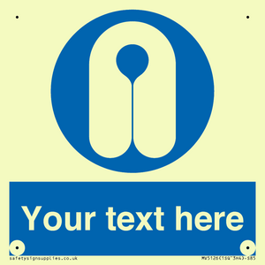 MV5126: Custom Life Jacket Sign