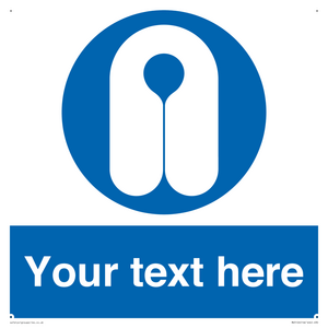 MV5126: Custom Life Jacket Sign